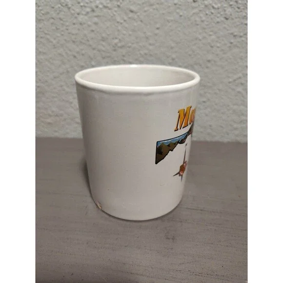 Vintage Maryland Souvenir Coffee Mug State Map Landmarks Travel Gift Cup USA - Picture 6 of 7